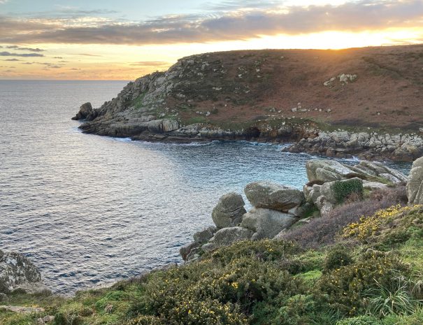 Rugged wild stunning Cornish coastline
